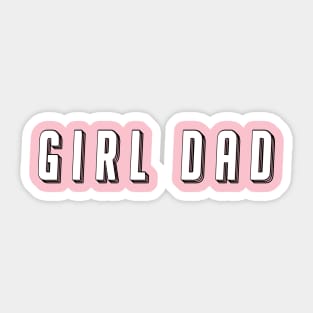 girl dad gift shadow 2 Sticker